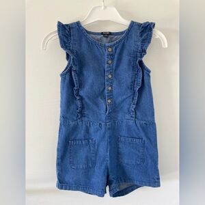 Kids Blue Denim Romper